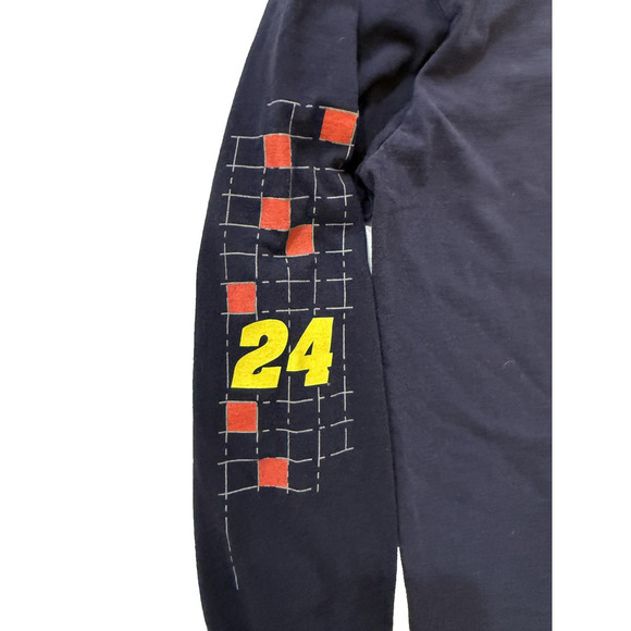 Vintage Jeff Gordon Shirt Mens XL NASCAR DuPont 24 Long Sleeve 90s Front/Arm Hit - Picture 8 of 8